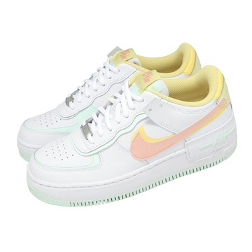 [ACS] Nike 休閒鞋 Wmns AF1 Shadow 女鞋 白 橘 拼接 AF1 IV3221-181