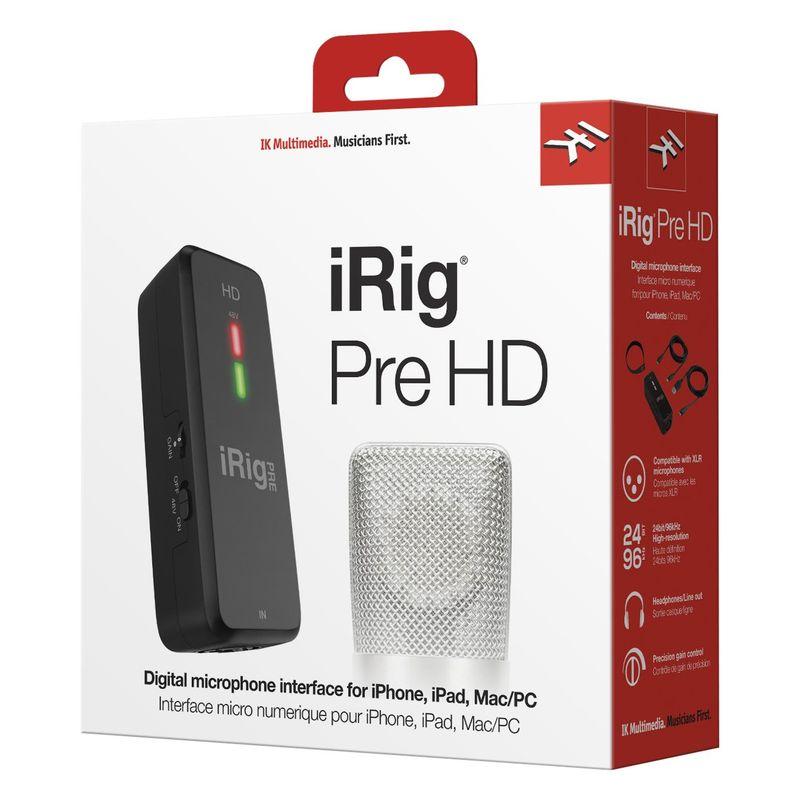 IK Multimedia iRig Pre HD クラスAプリアンプ搭載モバイル・マイク・インターフェイス国内正規品