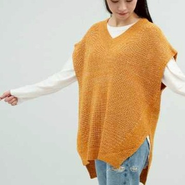 O-LIWAY 台灣製 MIT 修飾感～V領寬版針織背心