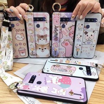 適用于新款 LG V40殼萌寵原裝超薄女款卡通ins個性高檔外殼掛繩軟