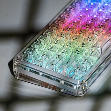 透明鍵帽透光冰晶大全套機械鍵盤通用61鍵87鍵98鍵104鍵水晶鍵帽【北歐家居生活】
