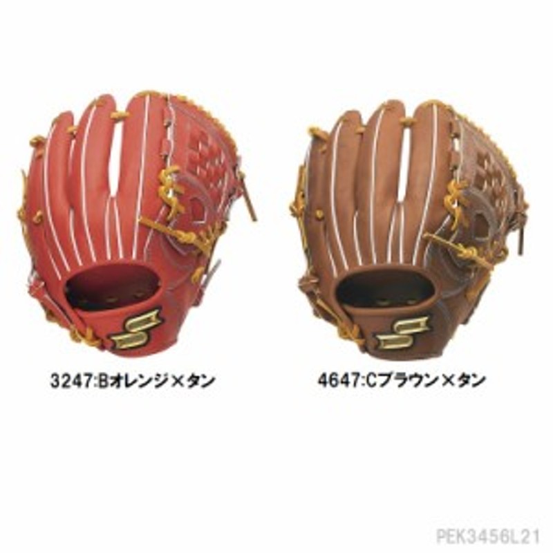 【良品】SSK ウイングフィールド 一般 軟式用 グローブ 内野 オレンジ