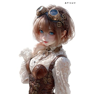 【5 月新品 5】07-124-0237 人物貼紙 蒸汽龐克風格
