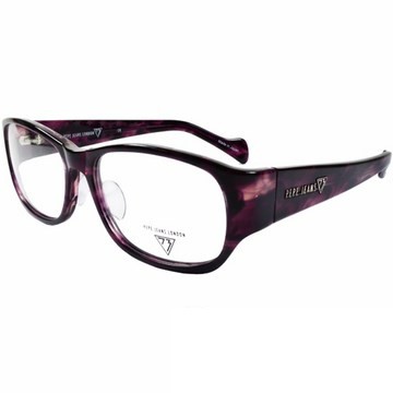 Pepe Jeans 英倫時尚渲染雲彩低調龐克星型暗花光學鏡框 (紫) PJ734103-719