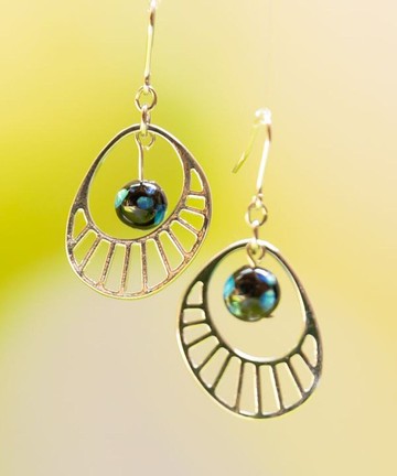 日本直輸 海雫耳環