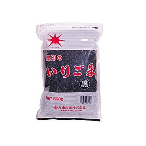 九鬼産業 星印 いりごま黒 500g ×2袋