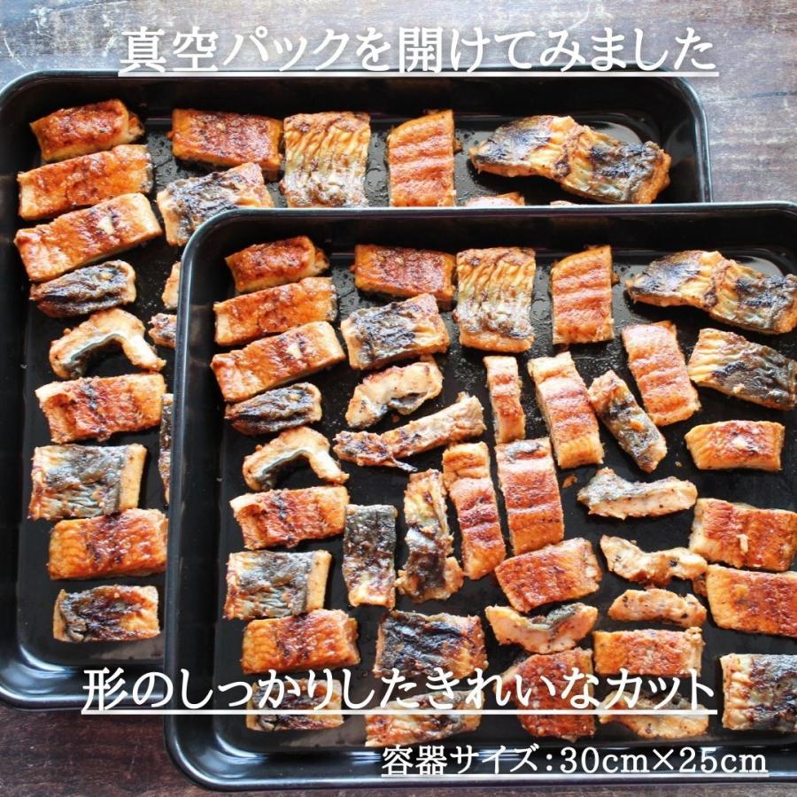 炭火焼　うなぎの蒲焼き〈切り落とし〉（1kg）送料無料　刻み　きざみ　お買い得　ウナギ　鰻　中国産　冷凍便