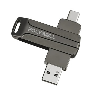 POLYWELL USB3.0+Type-C雙介面隨身碟 /64G