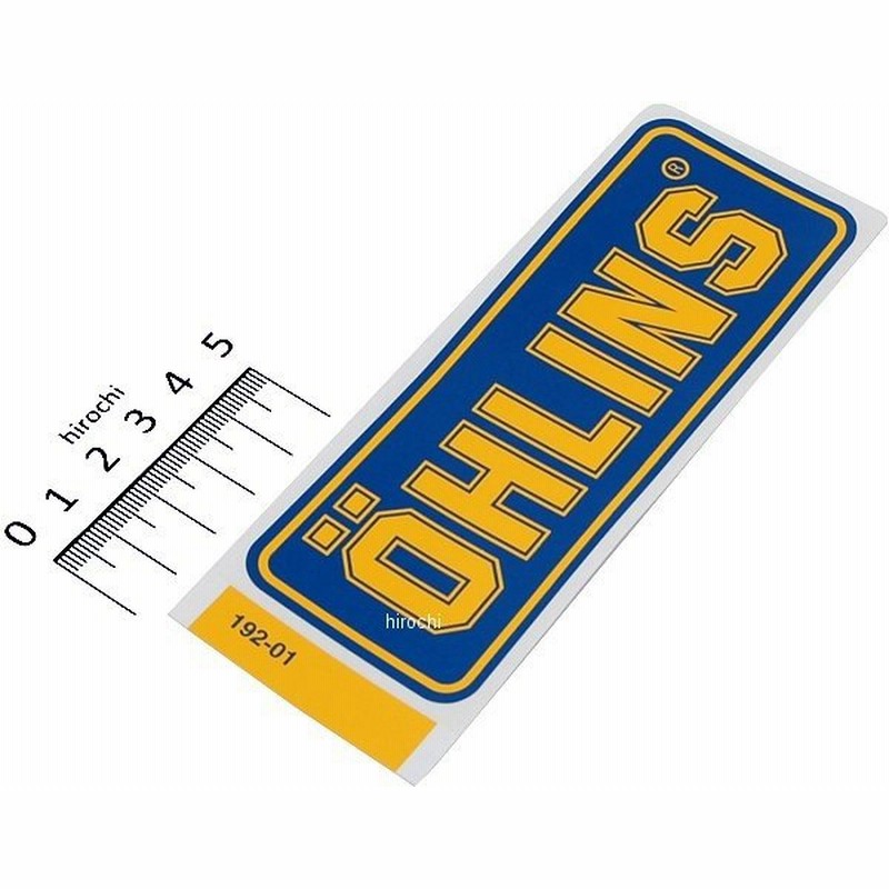 0192 01 オーリンズ Ohlins ロゴステッカー 125mmx50mm ネイビー 黄 Jp店 通販 Lineポイント最大0 5 Get Lineショッピング