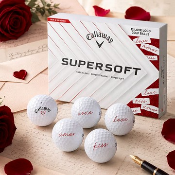 Callaway 愛心高爾夫球 Supersoft 12球/盒