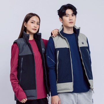 KINGO男女款｜鋪棉雙面穿背心/2色 521507