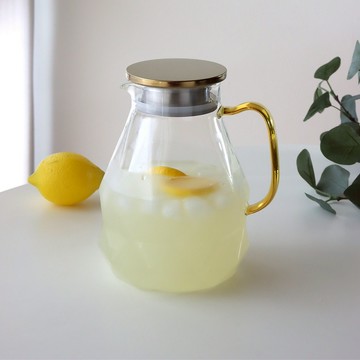 Just Home透明鑽石切割耐熱玻璃壺1700ml