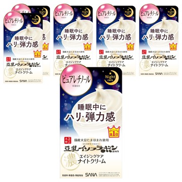 SANA 莎娜 豆乳美肌緊緻潤澤夜用乳霜  50g  6件