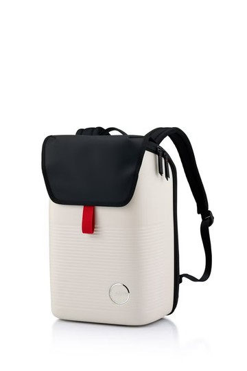 【SAMSONITE BAG STORE】SHELVO 後背包 (奶白)