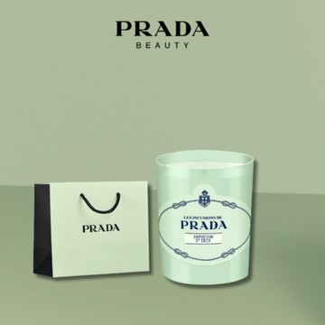 🔜 快速出貨【PRADA】水印私藏系列 -浮夢鳶尾香氛蠟燭｜獨享禮袋