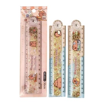 卡皮巴拉 流沙摺疊尺30cm(款式隨機出貨)