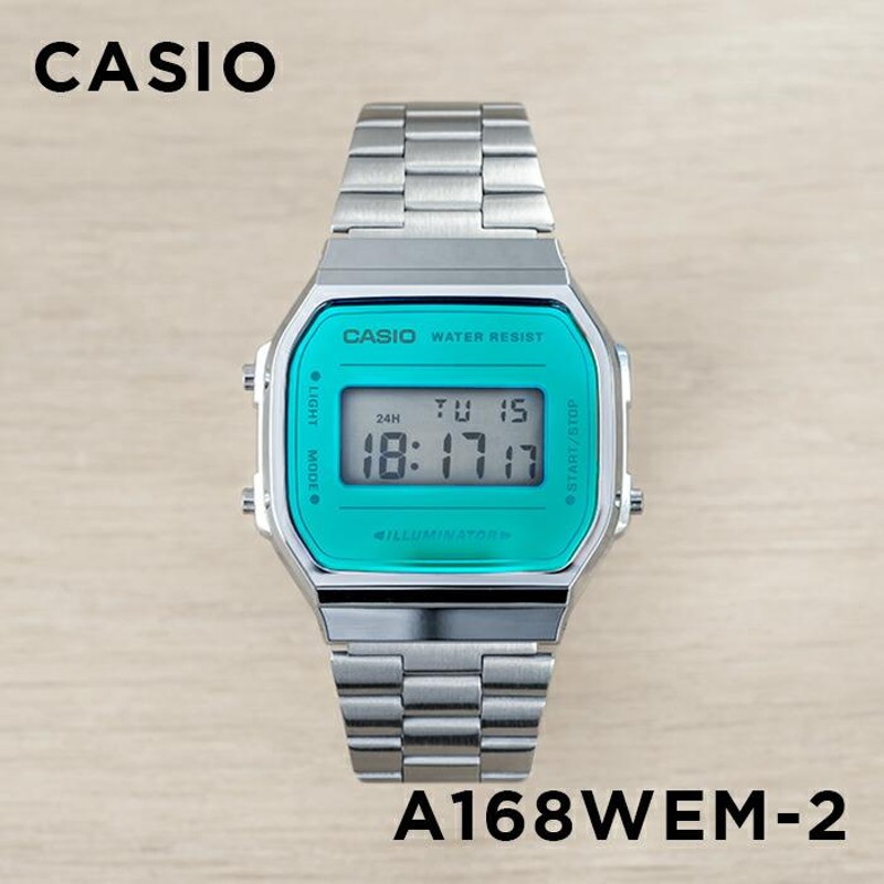 10年保証 日本未発売 CASIO STANDARD カシオ スタンダード A168WEM-2