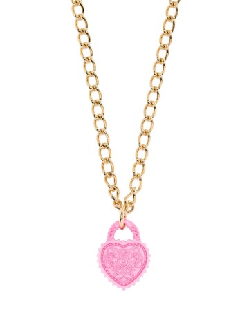 Dsquared2 - heart-pendant necklace - women - Metal/Resin - One Size - Gold