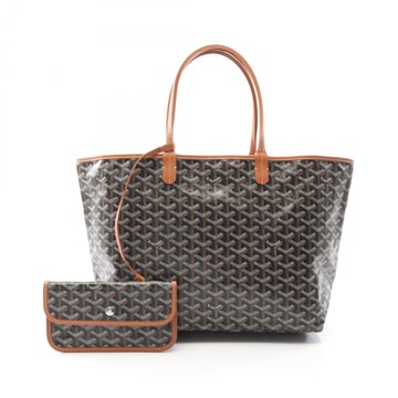 GOYARD 高雅德 黑色 Goyardine帆布 Saint Louis PM 肩背包 【二手名牌BRAND OFF】