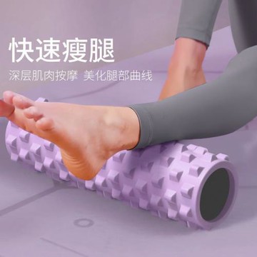 泡沫軸滾軸肌肉放松狼牙棒瑜伽柱按摩小腿健身初學者輔助工具