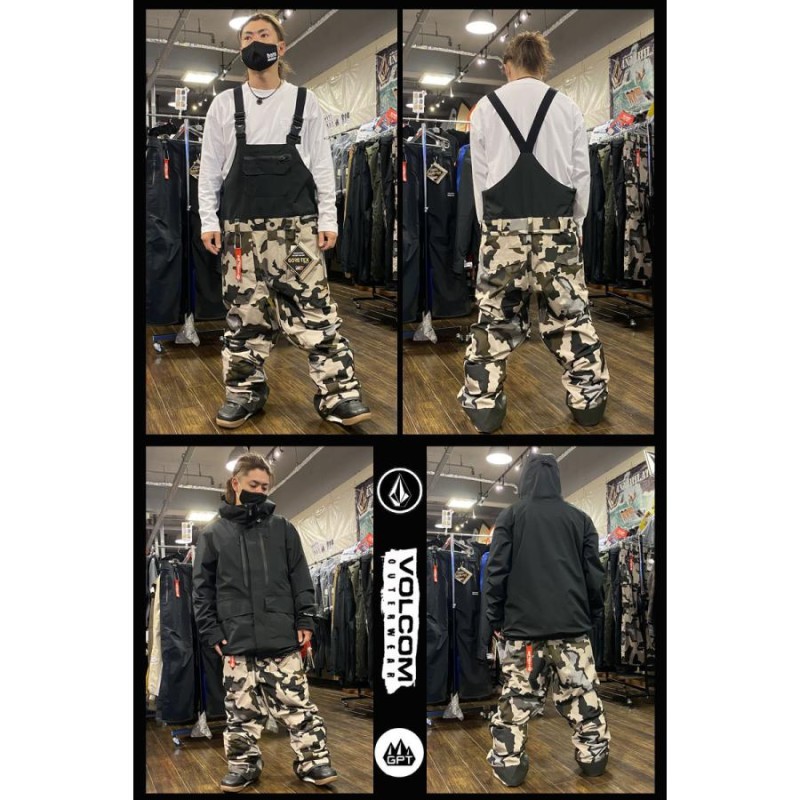 21-22 VOLCOM/ボルコム RAIN GORE-TEX BIB overall メンズ レディース