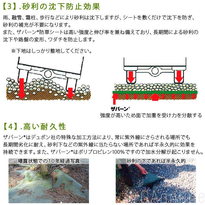 代引不可 ザバーン 350グリーン 高耐久 強力 XA-350G2.0 2m×30m 防草シート 人工芝 半永久 砂利下 グリーンフィールド