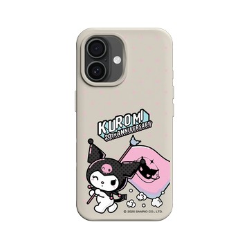 iPhone 16 SolidX 貝殼灰 - 三麗鷗-酷洛米20週年 - 酷玩系列-酷洛米