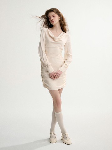 Clara Drape Mini Dress