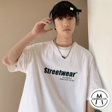 【M世代】短袖t恤 大尺碼T恤寬鬆上衣 短袖 男女情侶衣 寬版上衣短T 上衣短袖 情侶裝 男裝男生衣服ATYT398