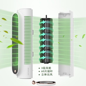 靜音宿舍學生搖頭塔扇 usb新款辦公小電扇 便攜式迷你桌面小風扇【摩可美家】