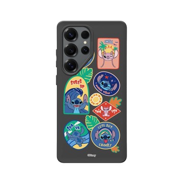 Galaxy S25 Ultra SolidSuit 黑 - 迪士尼-史迪奇 Disney Stitch - 貼紙系列-夏威夷紀念