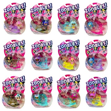 （卡司旗艦）伯寶行 糖果精靈 時尚女孩 Zoobles 女孩爆丸 可挑款 公仔 玩具