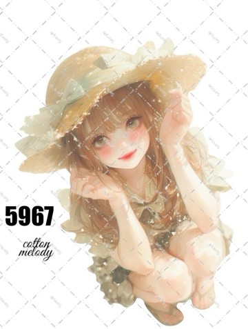 原創貼紙 no.5967 人物貼紙 原創貼紙 人物貼紙 女孩貼紙 原創人物貼紙