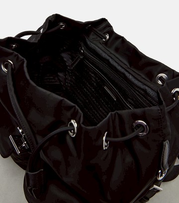 Prada Re-Nylon Medium leather-trimmed backpack