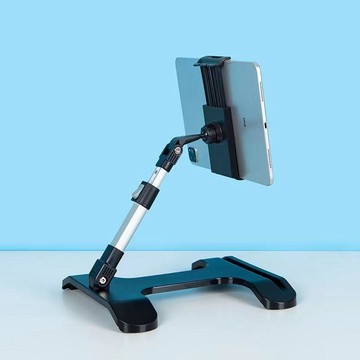 🔥臺灣出貨📱【多關節可折疊床頭懶人支架】手機平板通用追劇神器｜長懸臂穩固｜鋁合金材質＋底座穩固設計 躺床解放雙手隨意調整