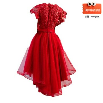 【氣場女王】小禮服 晚禮服 敬酒服 新娘禮服 蕾絲禮服 拼接設計 修身顯瘦 2025夏季新款 婚宴派對必備