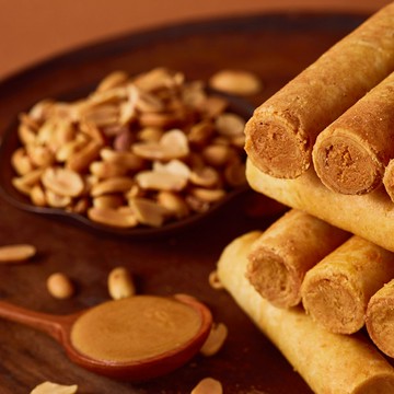 【青澤】醬心蛋捲 花生口味8入｜蟬聯冠軍熱銷口味｜滑順不膩口｜