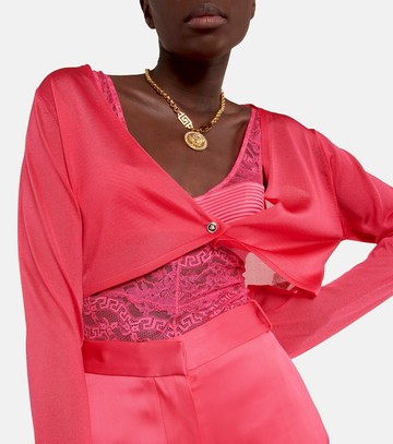 Versace Medusa crop cardigan