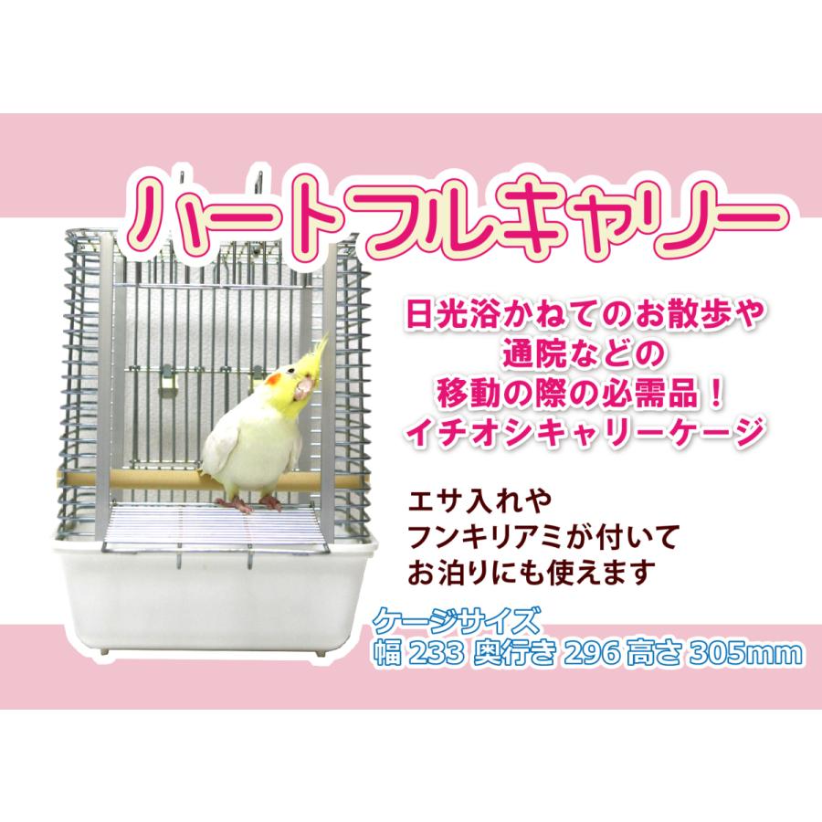 鳥 ケージ 中型インコ お出掛け用 アルミ製 コニュア - 鳥用品