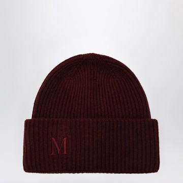 Cashmere Beanie in Raspberry