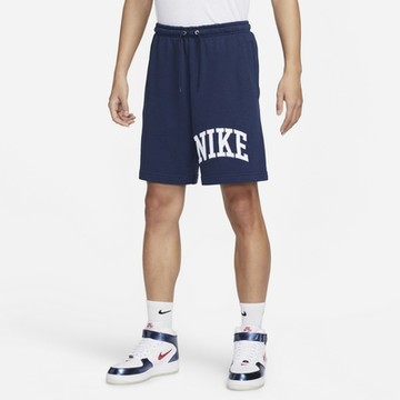 NIKE AS M NK CLUB FT SHORT APLQ ARC 男運動短褲-藍-FQ4093410