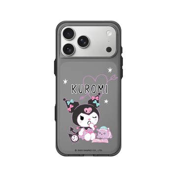 iPhone 17 Pro Max Clear (相機按鈕) 酷墨灰 - 三麗鷗-酷洛米 Kuromi - Good night