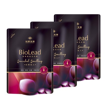BioLead經典香氛洗衣精補充包 紅粉佳人1.8kg(3包入)