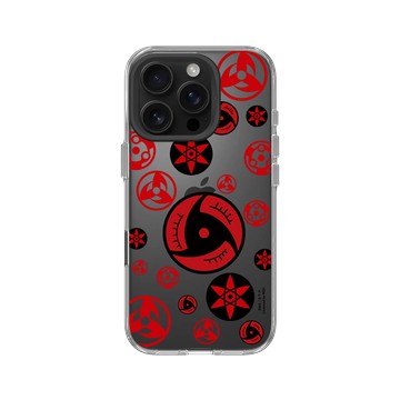 iPhone 16 Pro Clear Case（相機按鈕） 透明 - 火影忍者 Naruto - 血繼限界-寫輪眼
