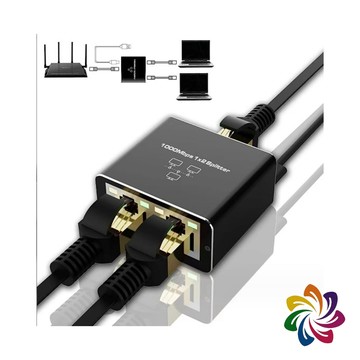 【彩新】網路線 分配器 分線器 1轉2 1轉3 1轉4 RJ45 1000Mbps 網路延長 網路線穿牆 路由器 交換器