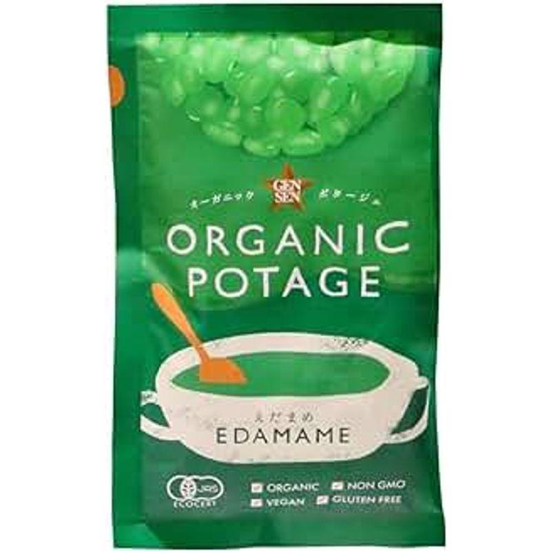 コスモス食品 オーガニック ポタージュ スープ えだまめ ORGANIC POTAGE フリーズドライ 17g 6食セット