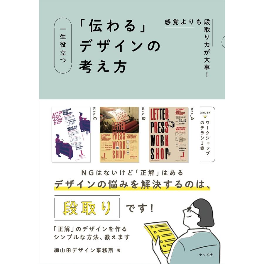 一生役立つ 伝わる デザインの考え方 感覚よりも段取り力が大事 細山田デザイン事務所