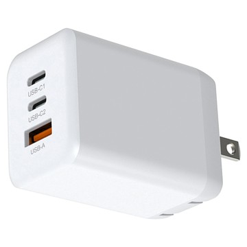 OnePower GaN 65W 2C1A 充電器  白色  1個