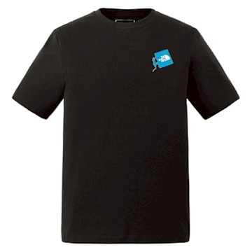 The North Face 北臉 短袖上衣 男 女 訓練 慢跑 速乾 亞規 M CLIMB II SS GRAPHIC 黑 NF0A8D7CJK3