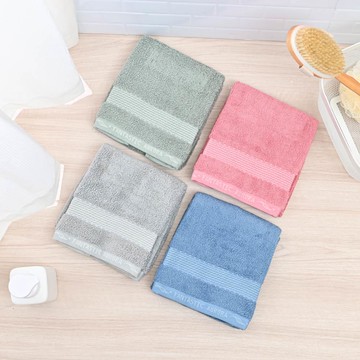極夢工房歐風緞檔毛巾-多色任選